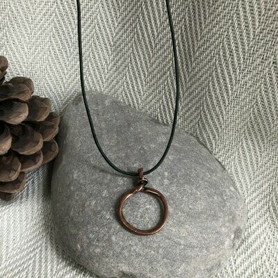 Copper Knot Necklace