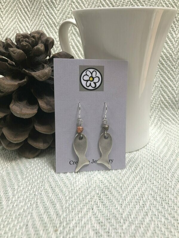 Fish Drop Earrings