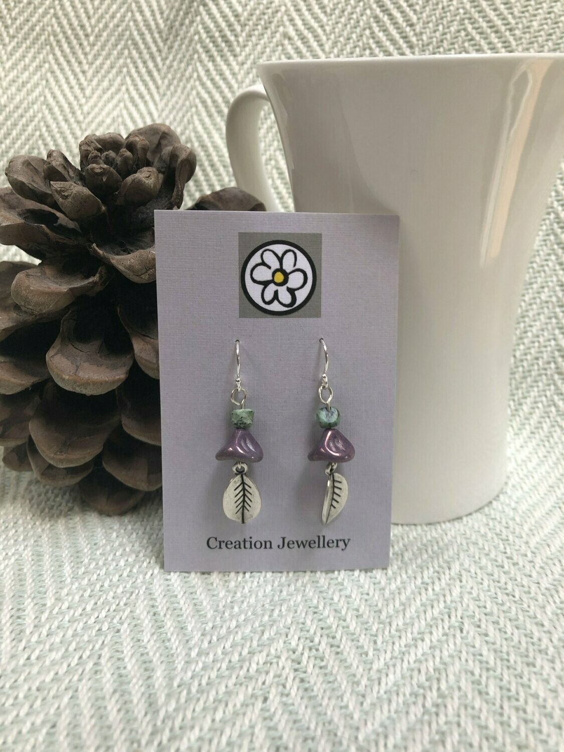 Leaf Drop Earrings