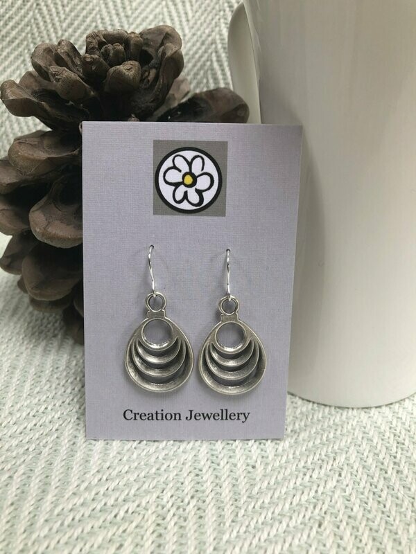Swirl Drop Earrings