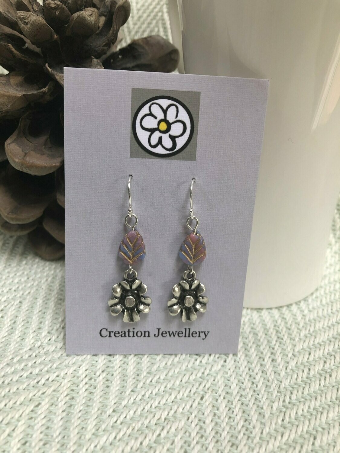 Flower Drop Earrings