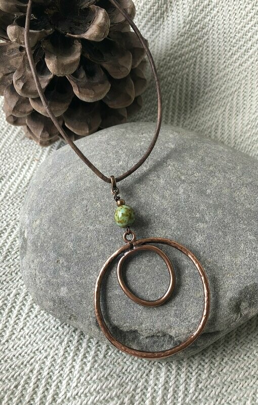 Copper Circle Necklace