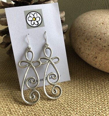 Large Knot Style Earrings