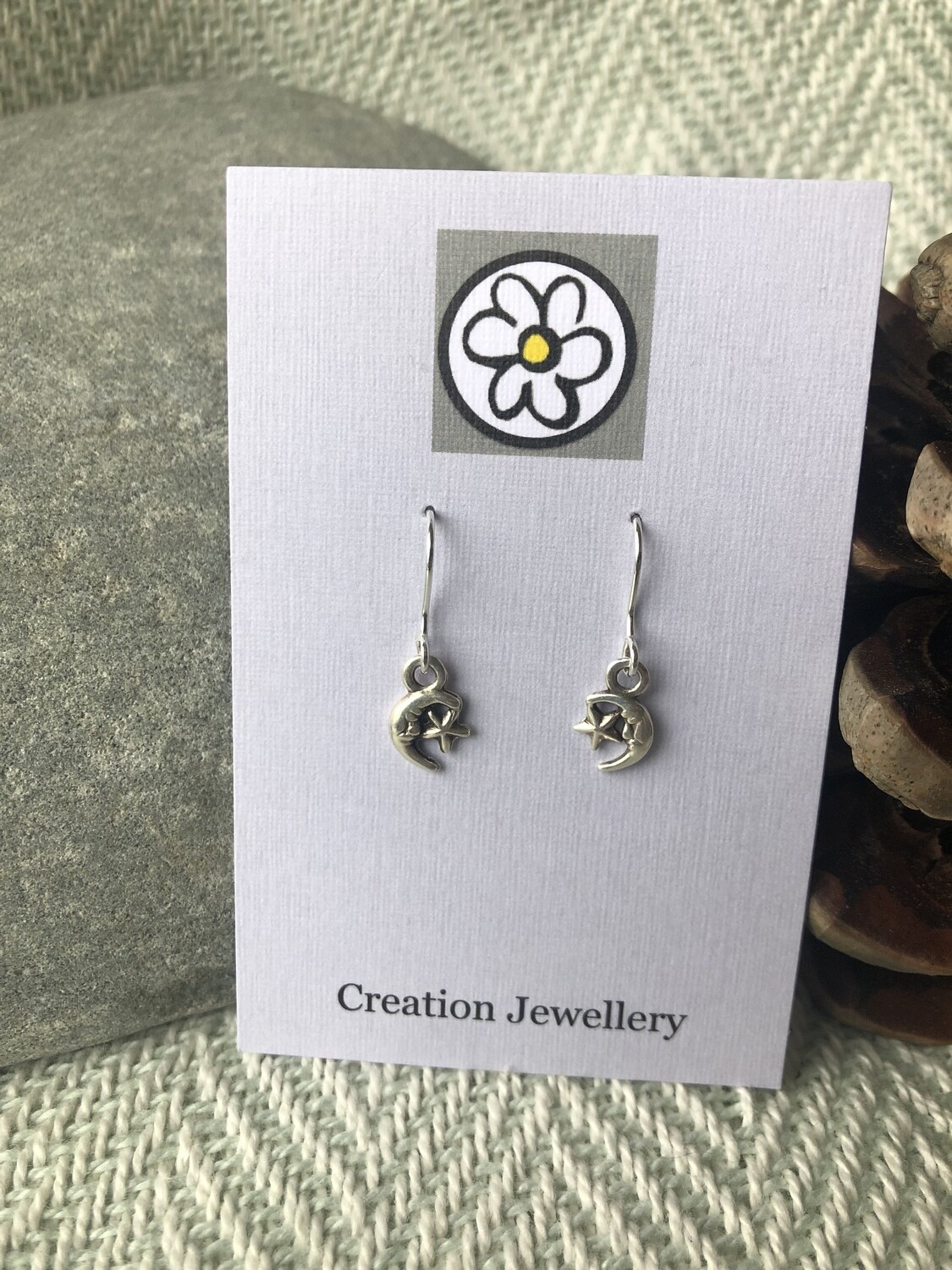 Moon & Star Earrings