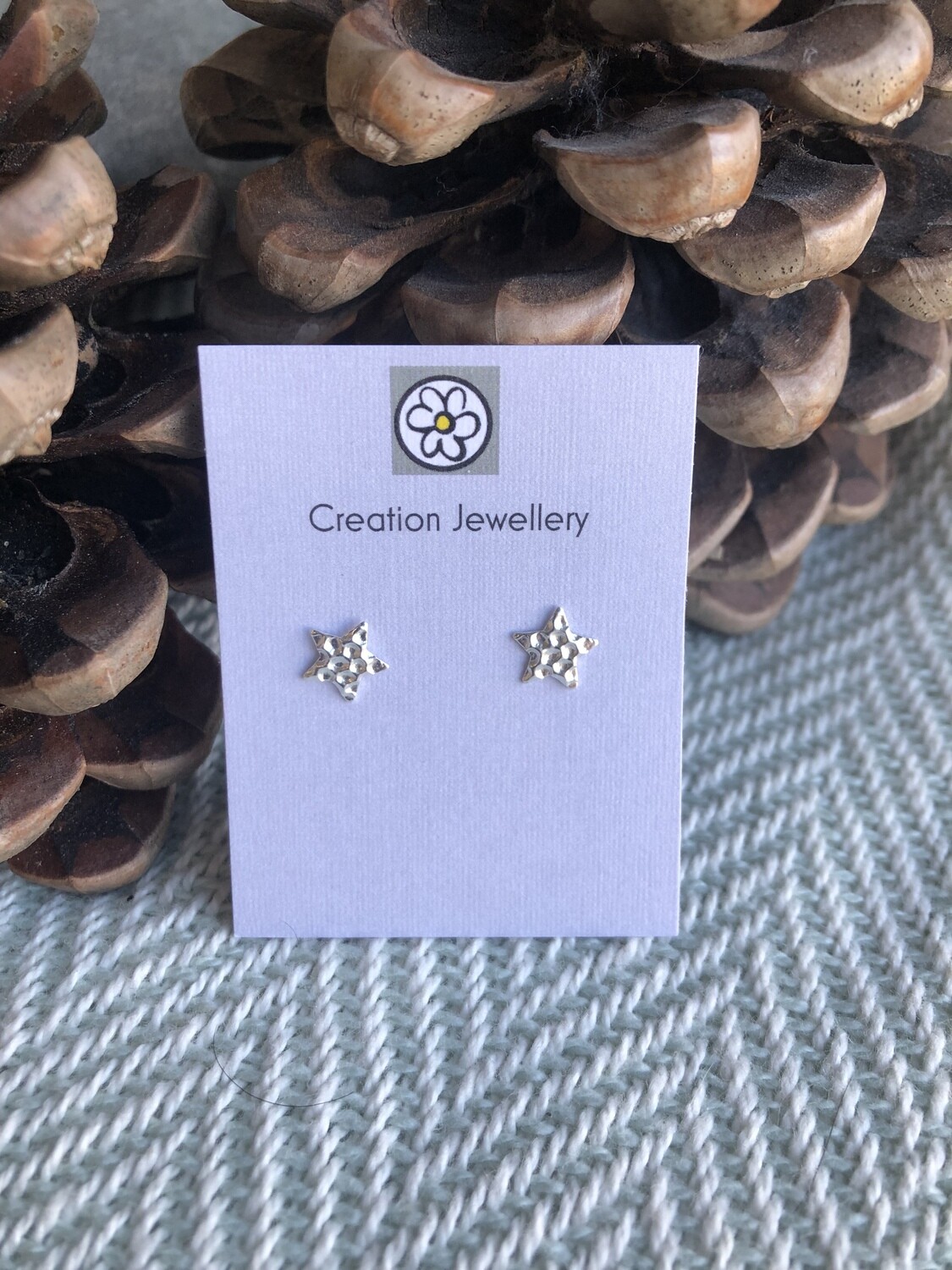 Sterling Silver Star Studs