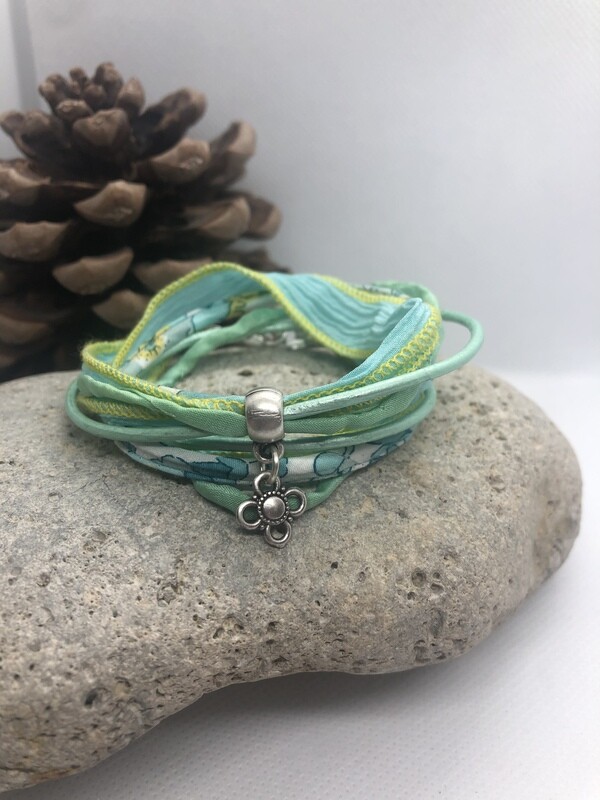 Liberty Double Wrap Bracelet -  Turquoise