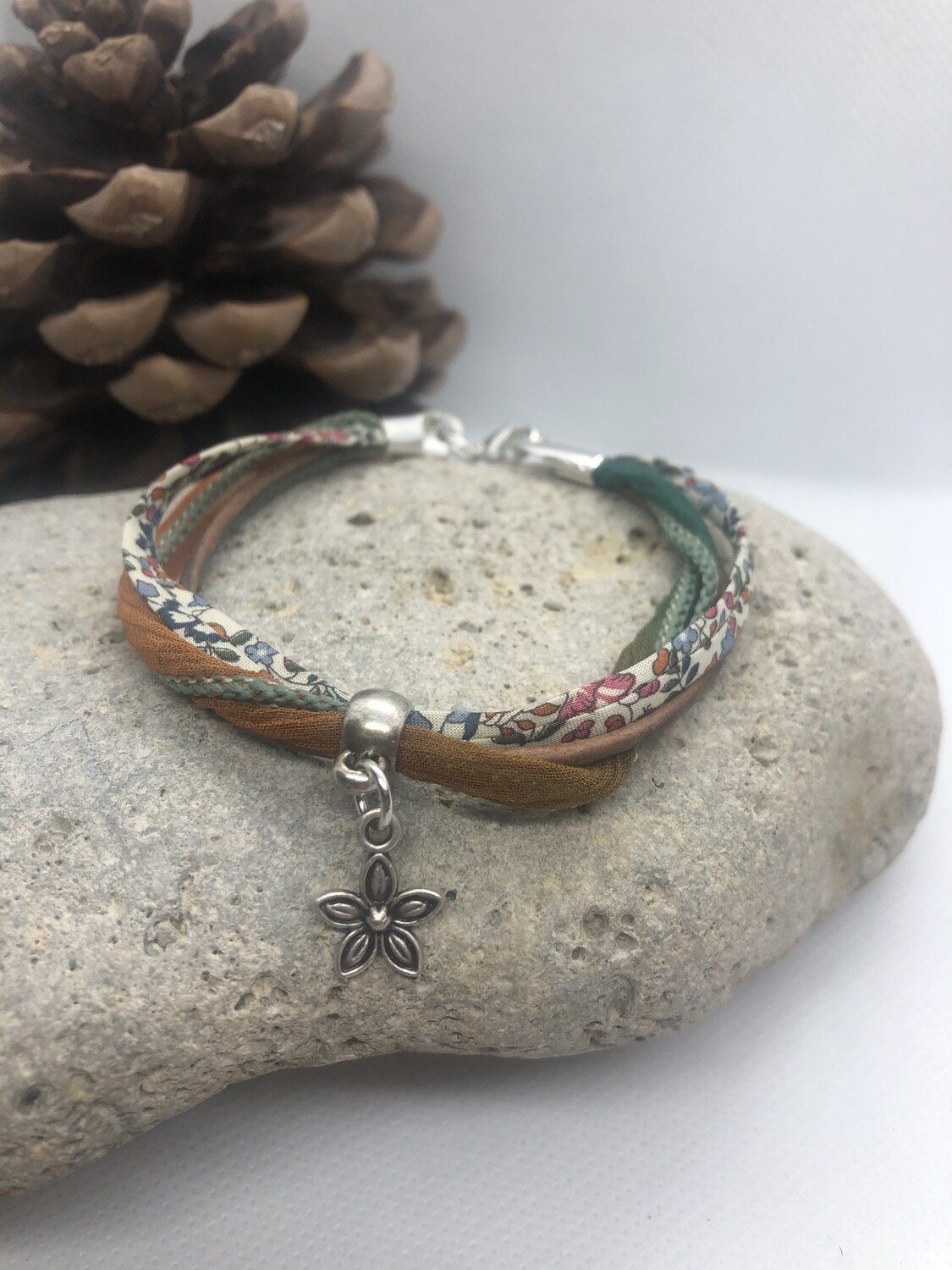 Liberty Bracelet -   Green & Browns