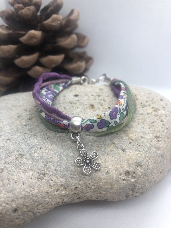 Liberty Bracelet -  Purple & Green