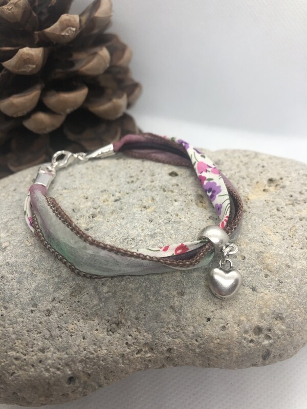 Liberty Bracelet -  Purple & Green