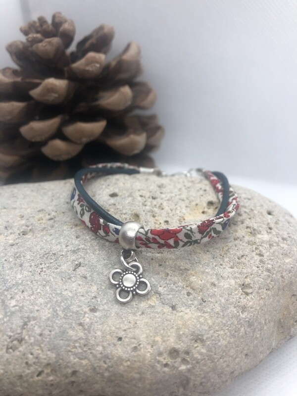 Liberty Bracelet -  Navy & Red