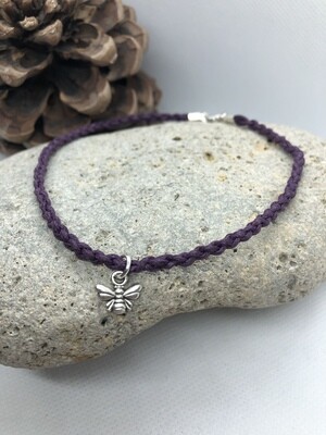 Anklet - Braided with Bee