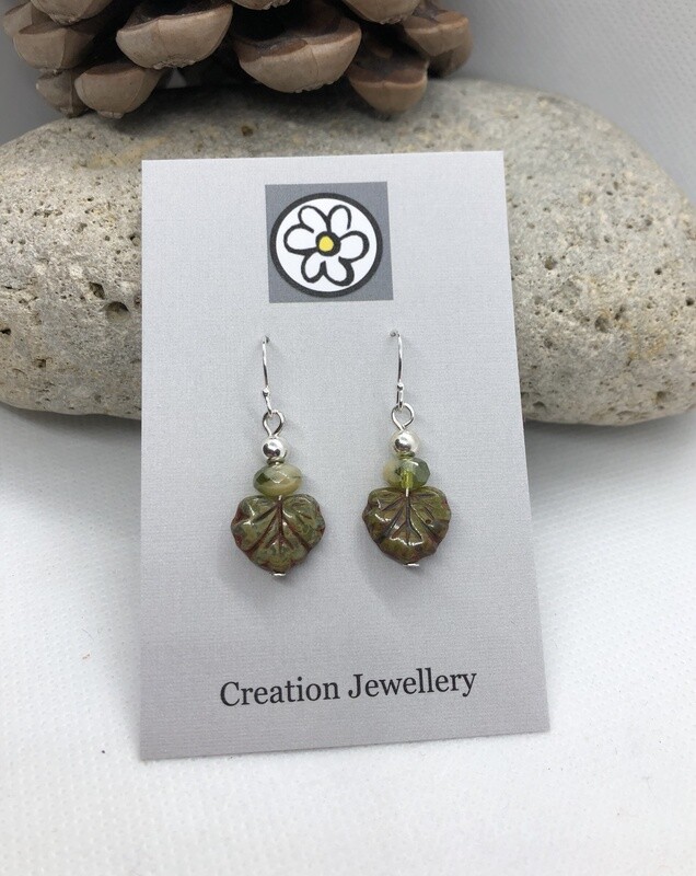 Leaf Drop Earrings