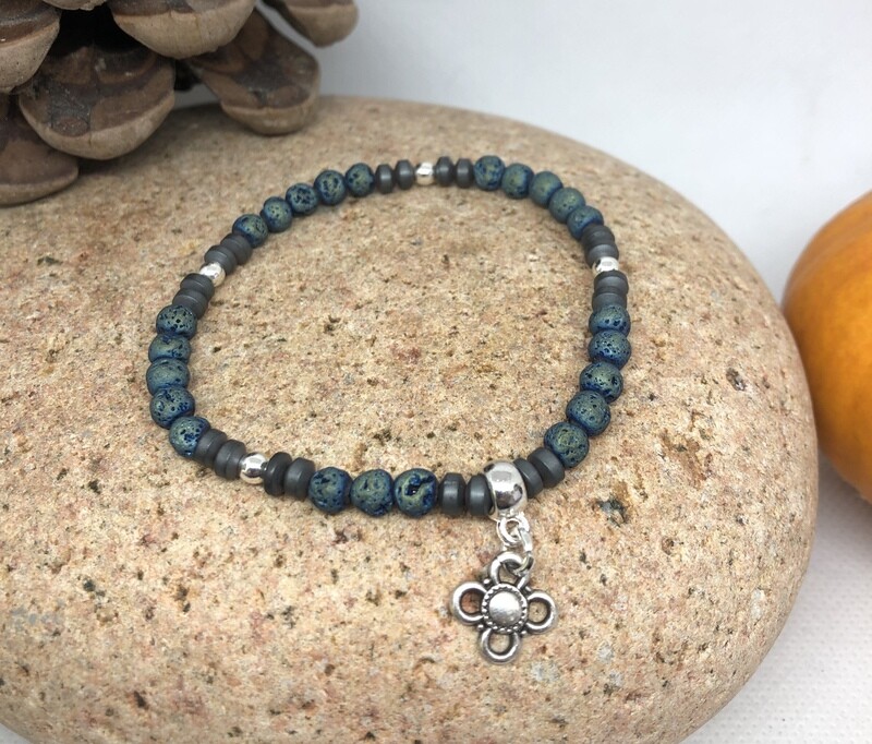 Hematite Green  Bracelet