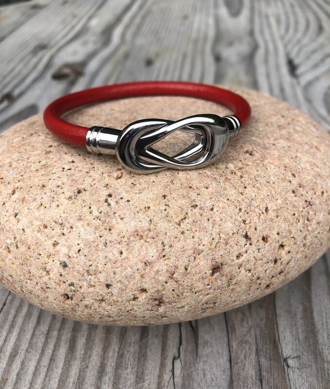 Stainless Steel  Bracelet - Red
