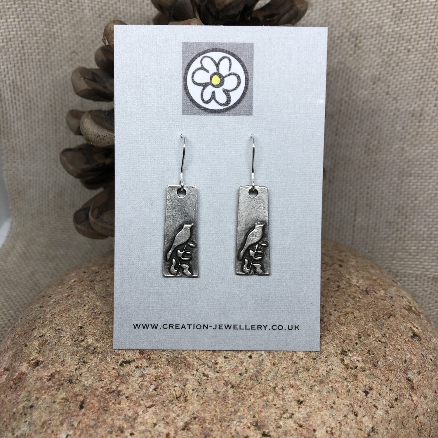 Sterling Silver Bird Earrings