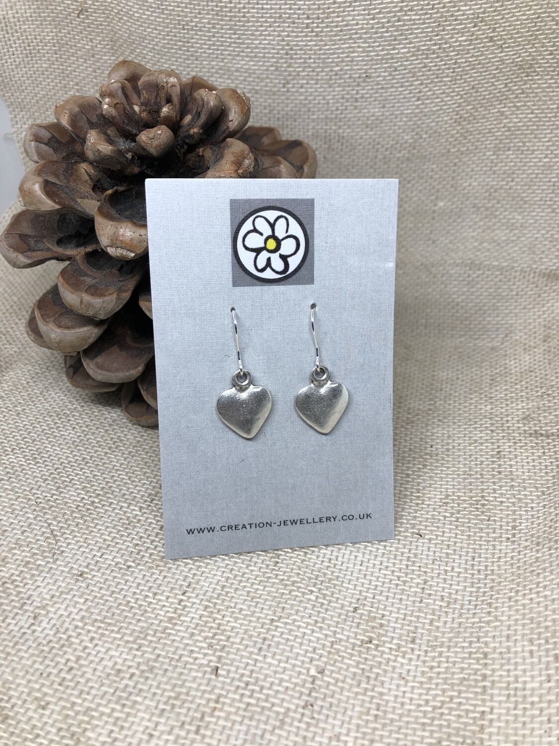 Sterling Silver Heart Earrings