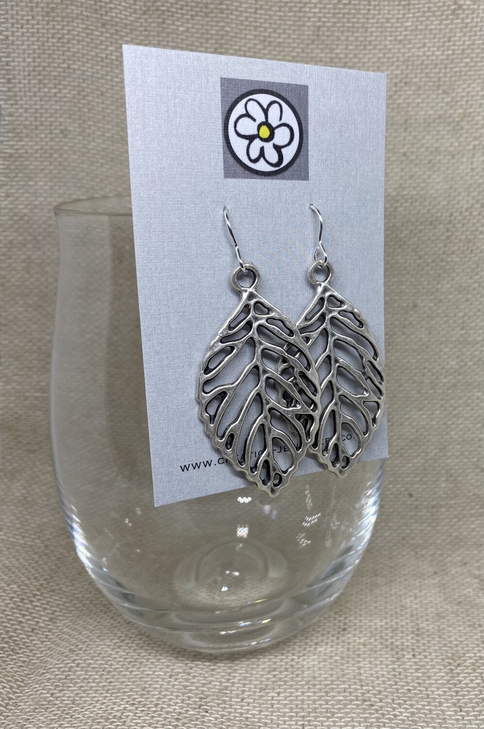 Large Leaf  Earrings