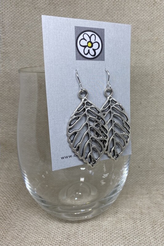 Large Leaf  Earrings
