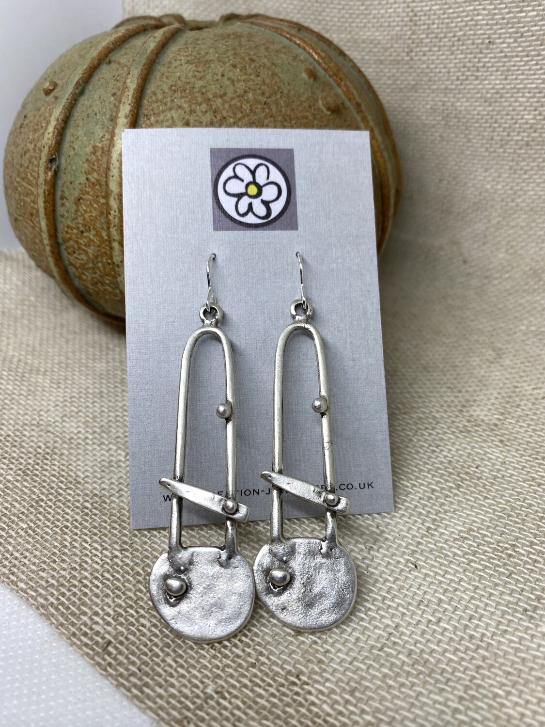 Large Arty Earrings