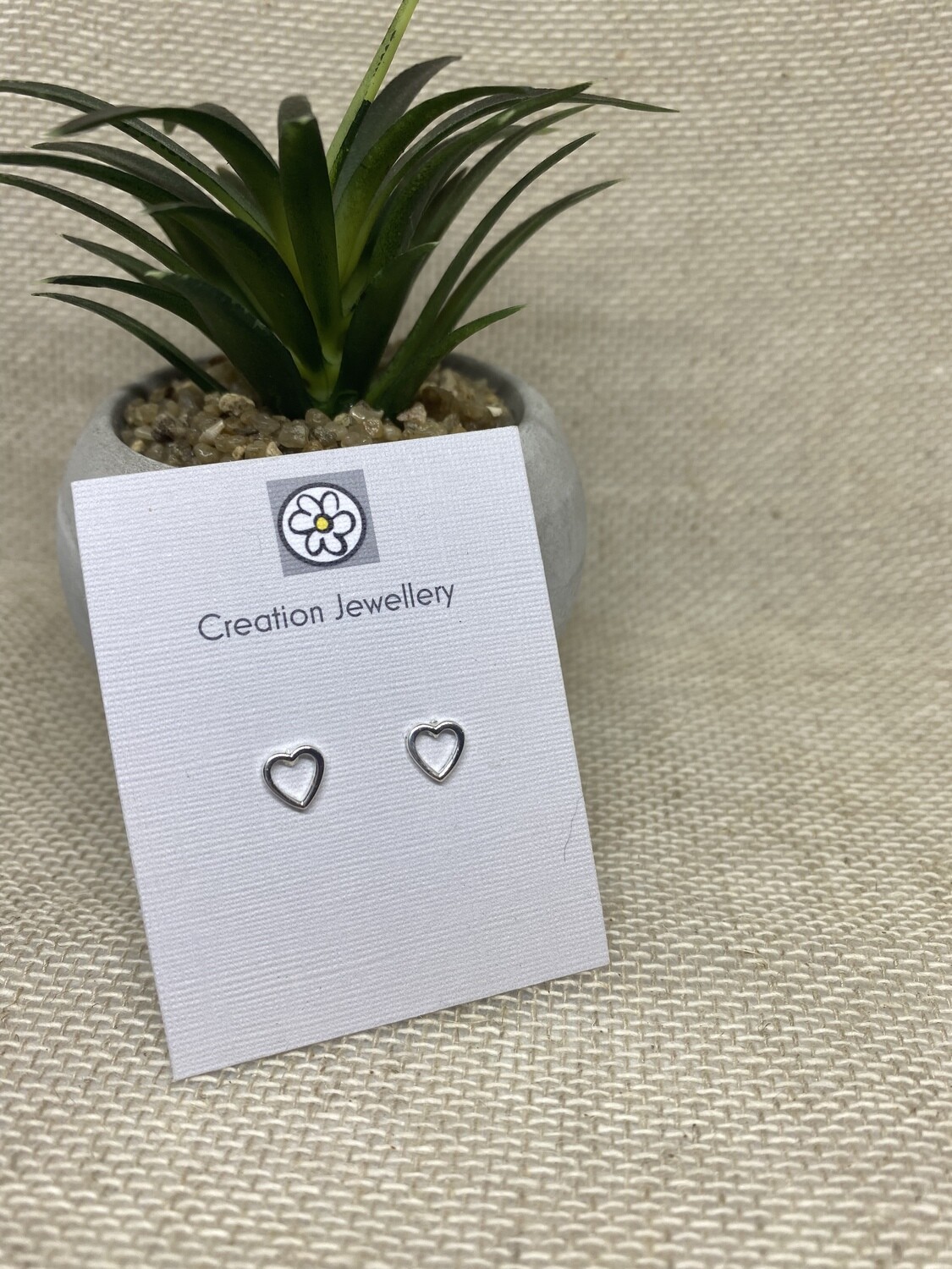 Sterling Silver Heart Earrings