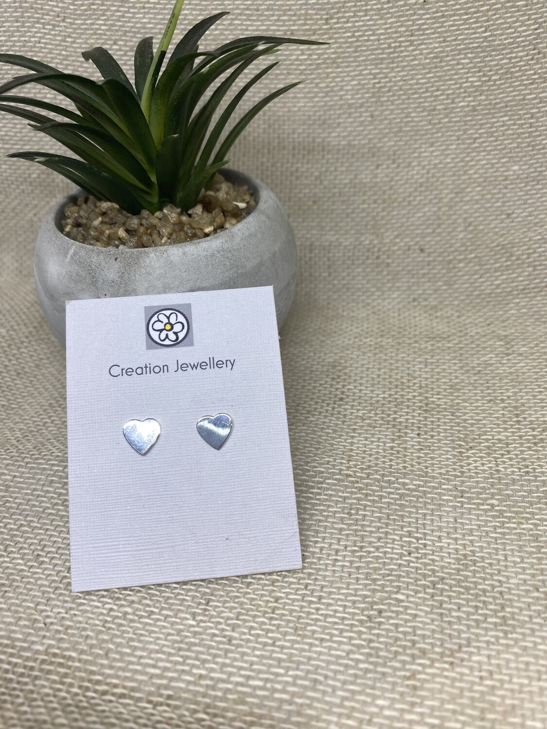 Sterling Silver Heart Earrings