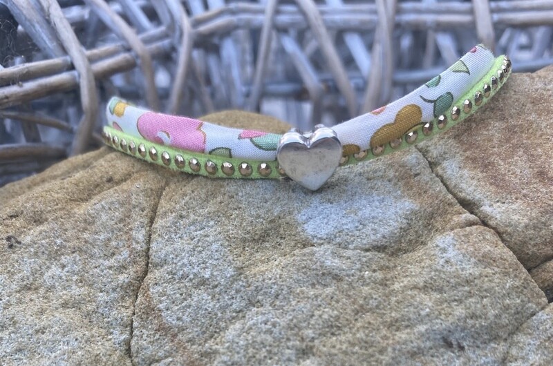Anklet - Pink and  Lime Sparkles