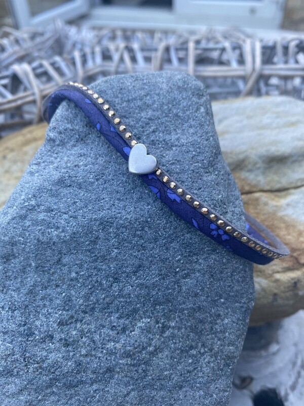 Anklet - Midnight blue/purple  and Sparkles