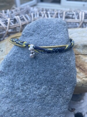 Anklet - Blue and Charteuse
