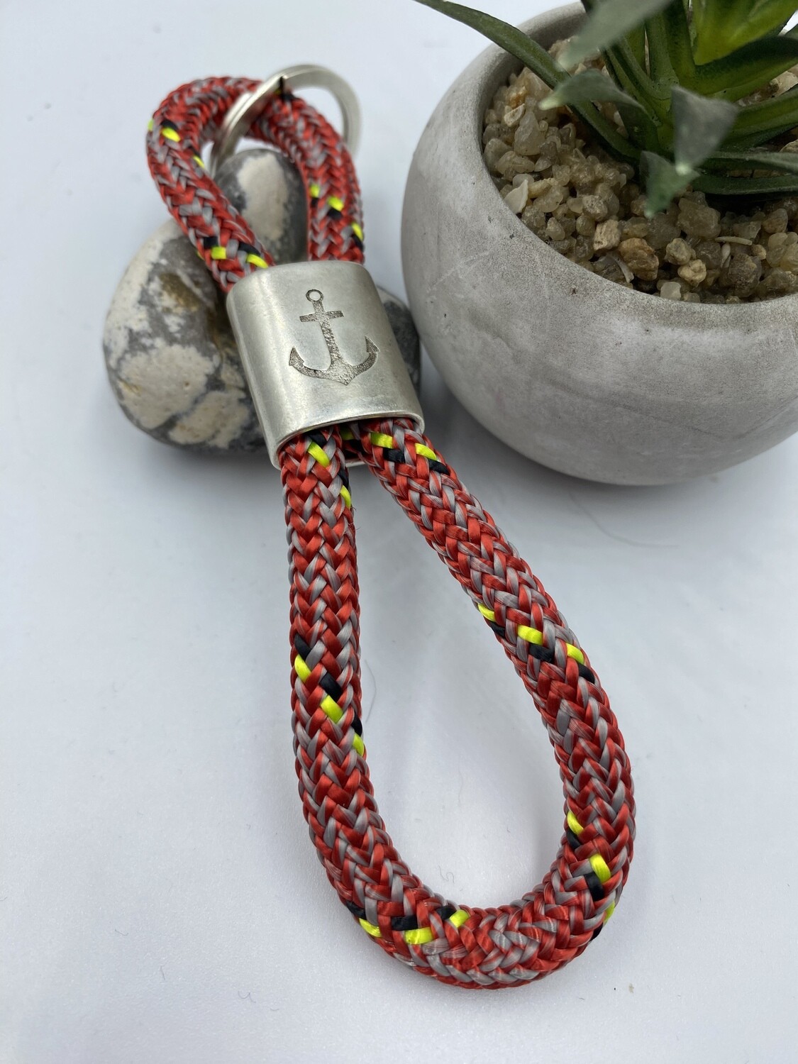 Men’s Sailing cord Keyring - Red