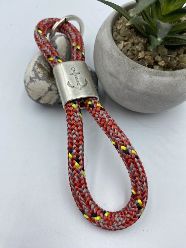 Men’s Sailing cord Keyring - Red