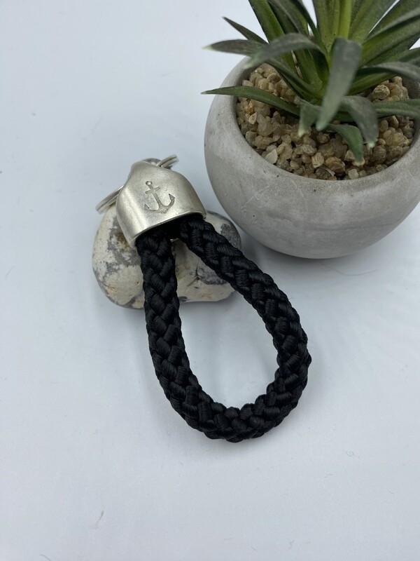 Men’s Sailing cord Keyring - Black