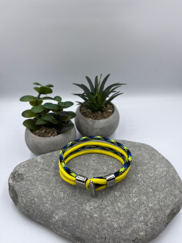 4mm multi/yellow Paracord Wristwear