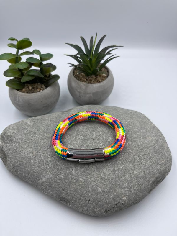 8mm- Multicoloured Sailing Rope Bracelet