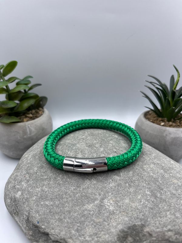 8mm- green Sailing Rope Bracelet