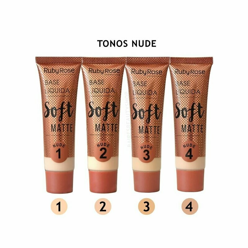 Base Líquida Soft Matte Ruby Rose / Grupo 1 Al Por Mayor