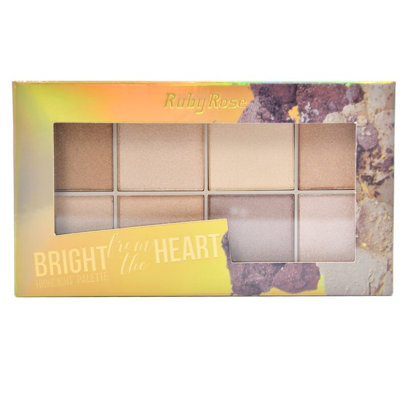 Paleta De Iluminador Bright From The Heart Ruby Rose Al Por Mayor