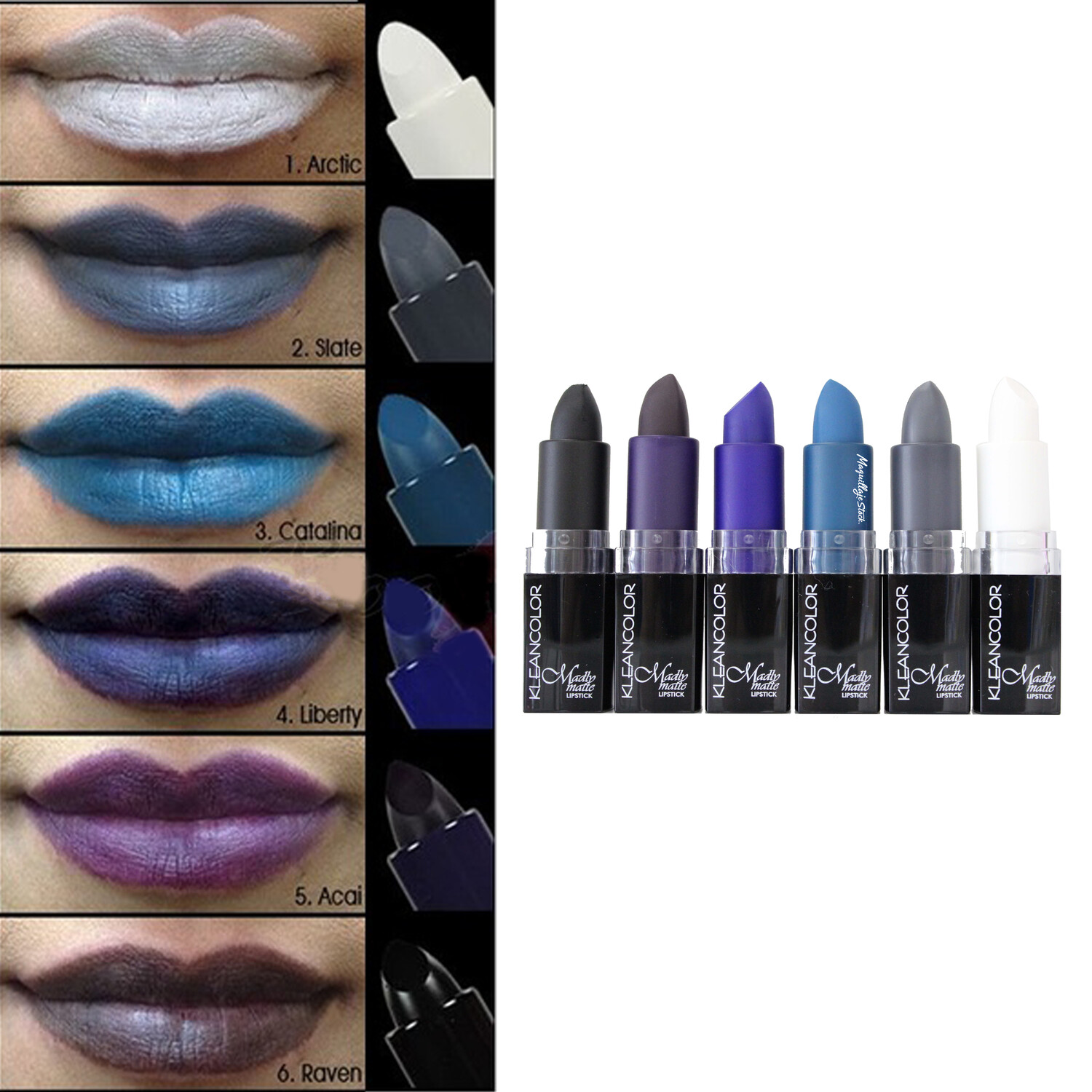 Labial Mate en Barra Madly Matte Lipstick Kleancolor Al Por Mayor