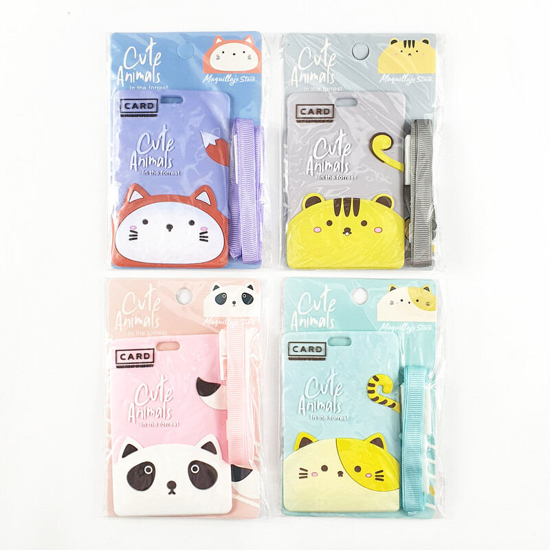 Porta Carnet En Silicona Animalitos Al Por Mayor