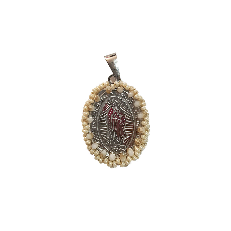 Dije Virgen de Guadalupe Tejido en Murano 2333 Al Por Mayor