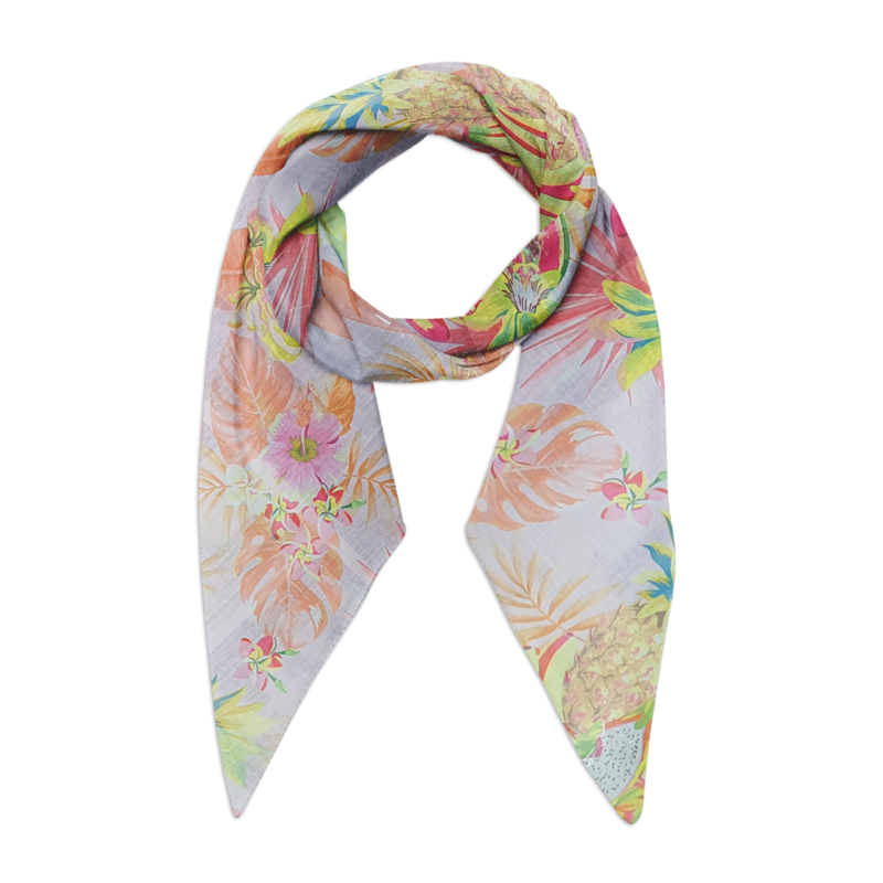 Pashmina 19MN01-1 Blanco Al Por Mayor