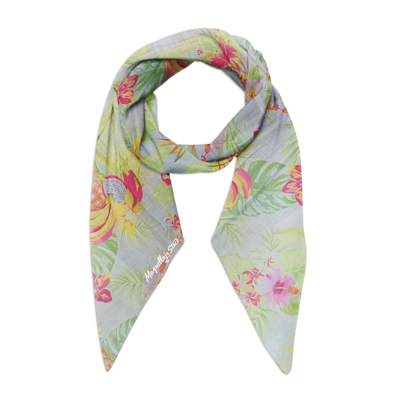 Pashmina 19MN01-1 Azul Tiffany Al Por Mayor