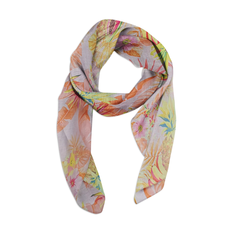 Pashmina 19MN01-1 Rosa Al Por Mayor