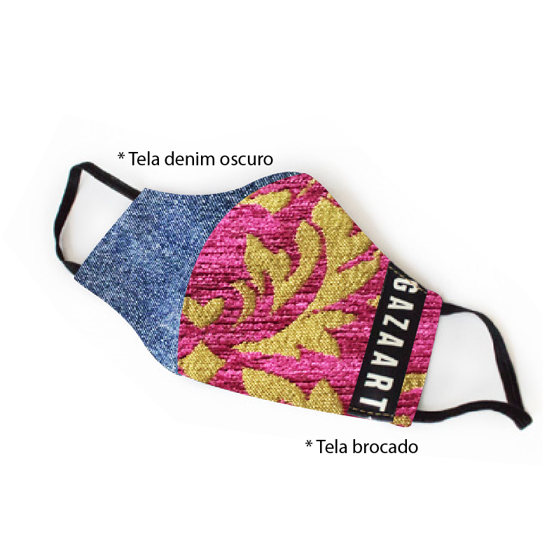 Tapabocas Bruno Jean+Color Gazaart Al Por Mayor