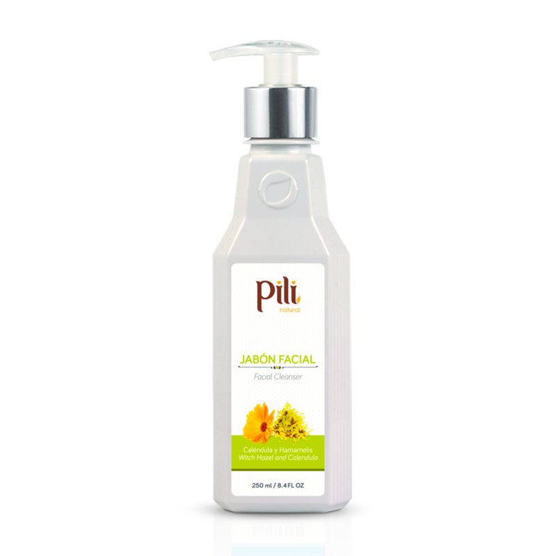 Jabón Facial Caléndula y Hamamelis 250ml Pili Al Por Mayor
