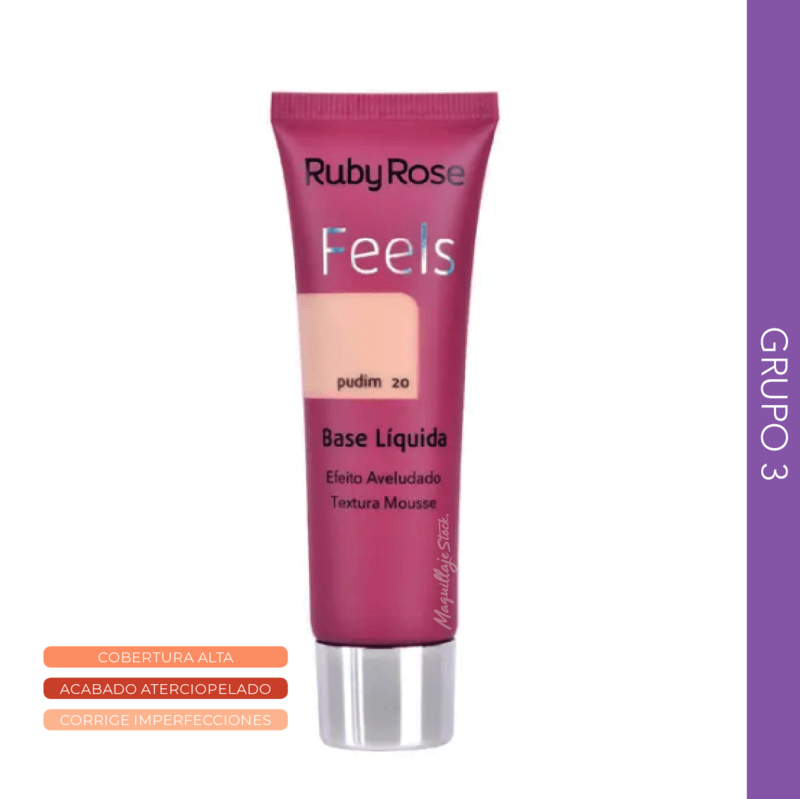 Base Liquida Feels Ruby Rose Grupo 3 Al Por Mayor