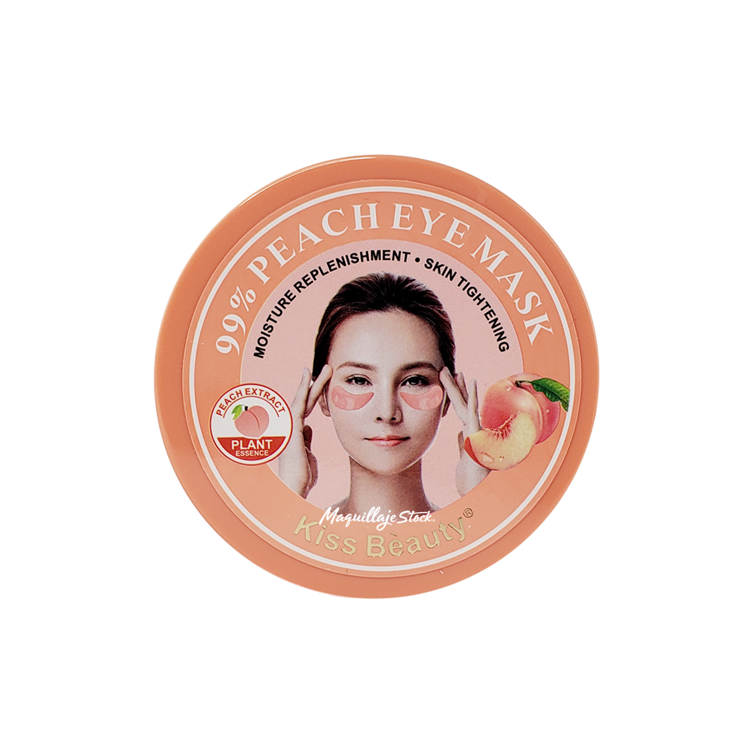 Mascarilla Contorno Ojos Melocotón 107803PE Kiss Beauty Al Por Mayor