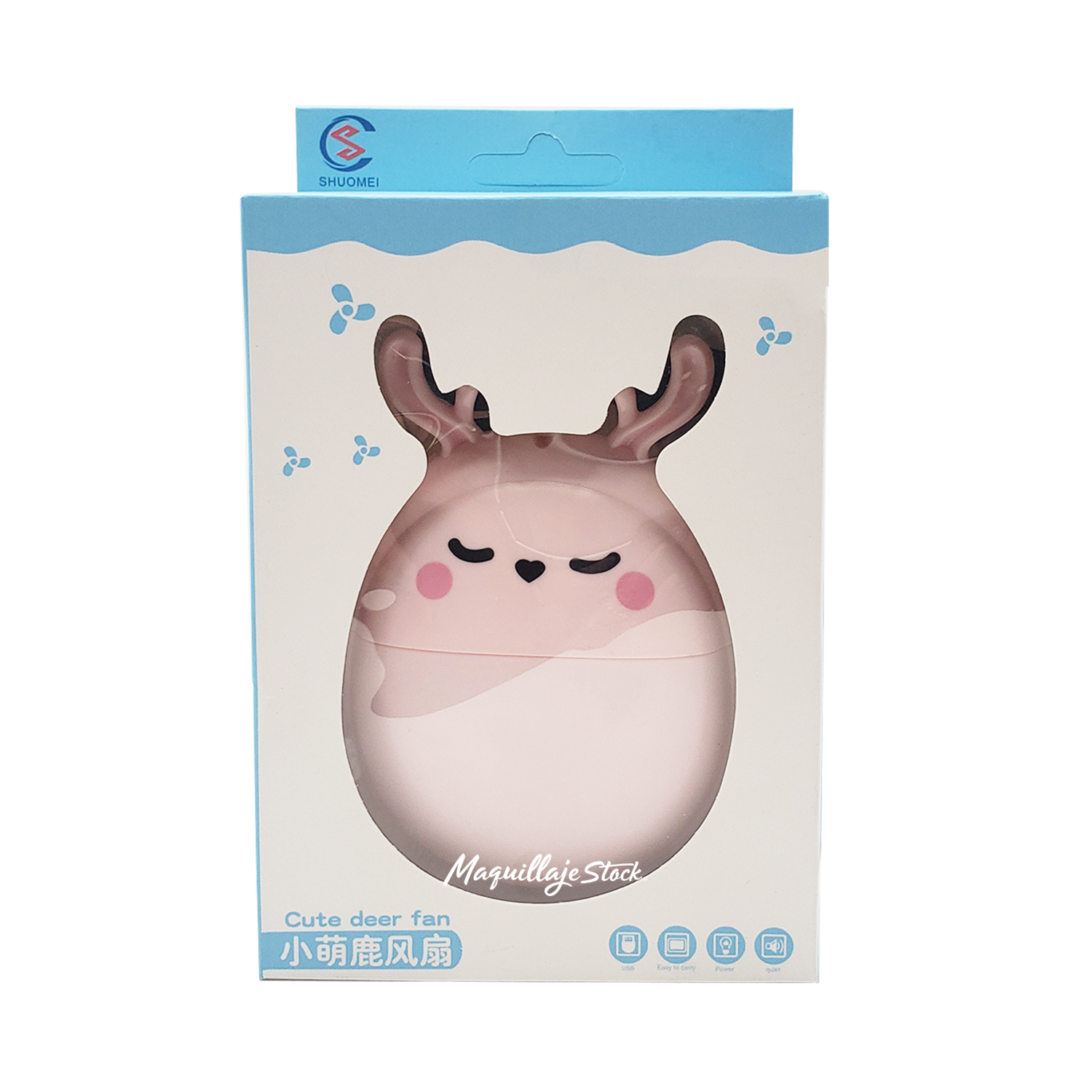 Ventilador Animalito Cute Fan Shuomei Al Por Mayor
