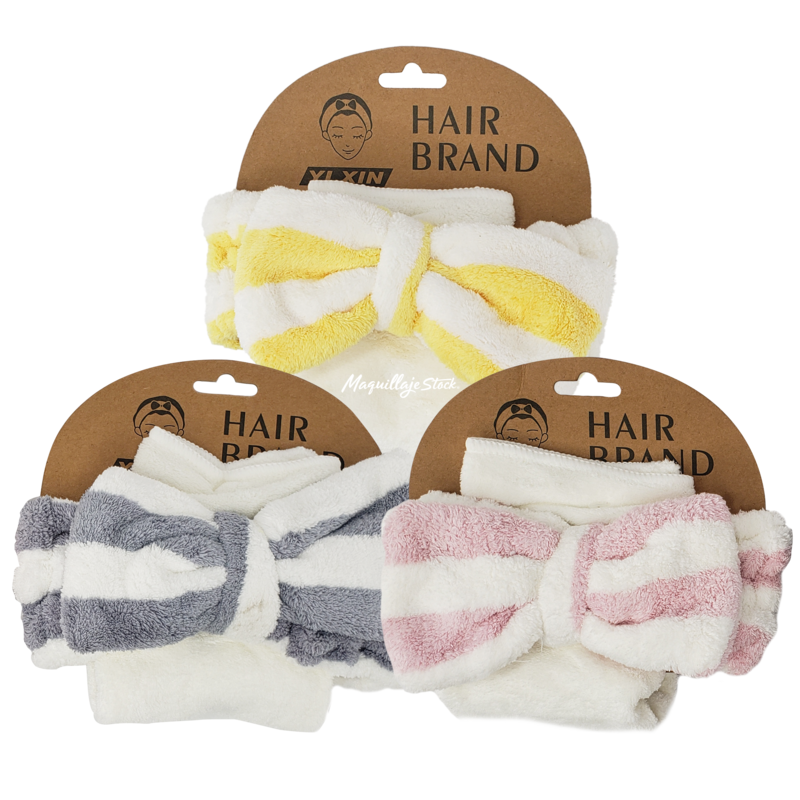 Balacas Para Cabello Moño + Toalla DL35-13 Al Por Mayor