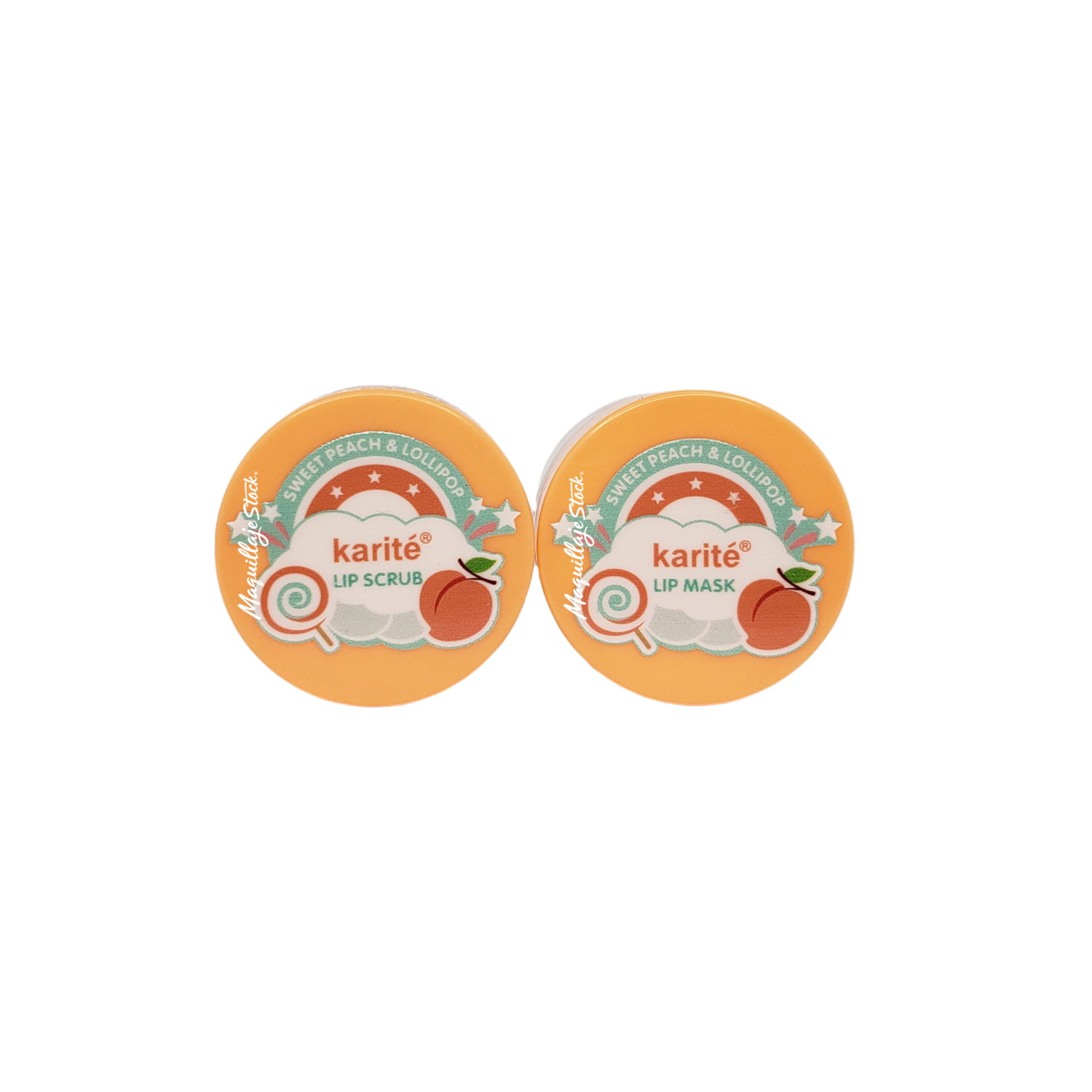 Exfoliante + Crema de Labios Melocoton 9521647 Karite Al Por Mayor