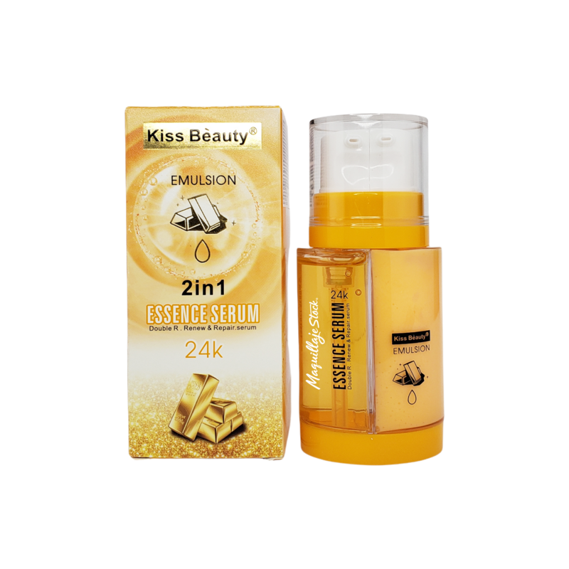 Serum 2 en 1 24K 6820103B Kiss Beauty Al Por Mayor